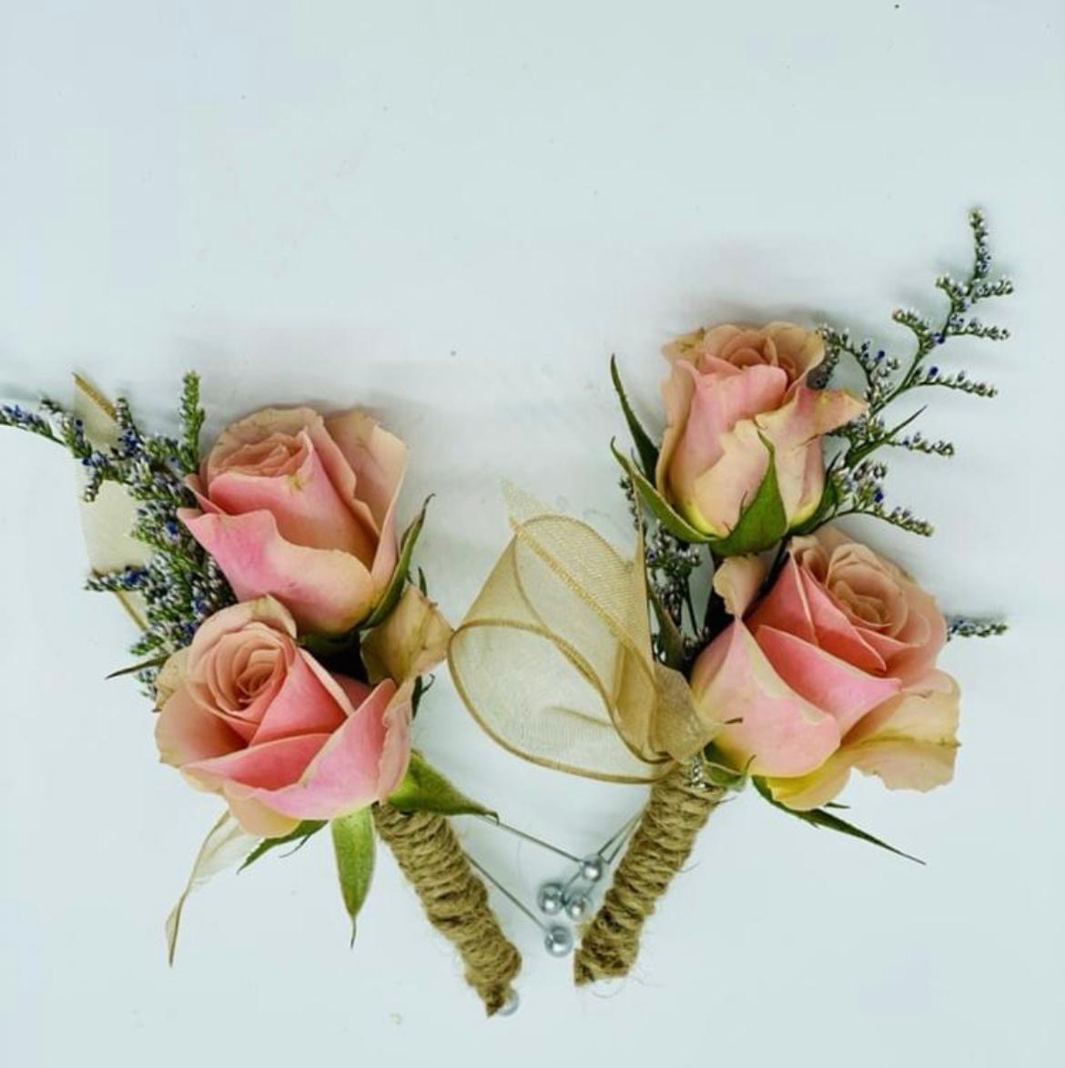 Pink Rose Pair