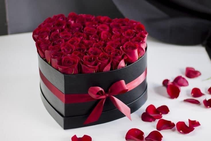 Heart Rose Box